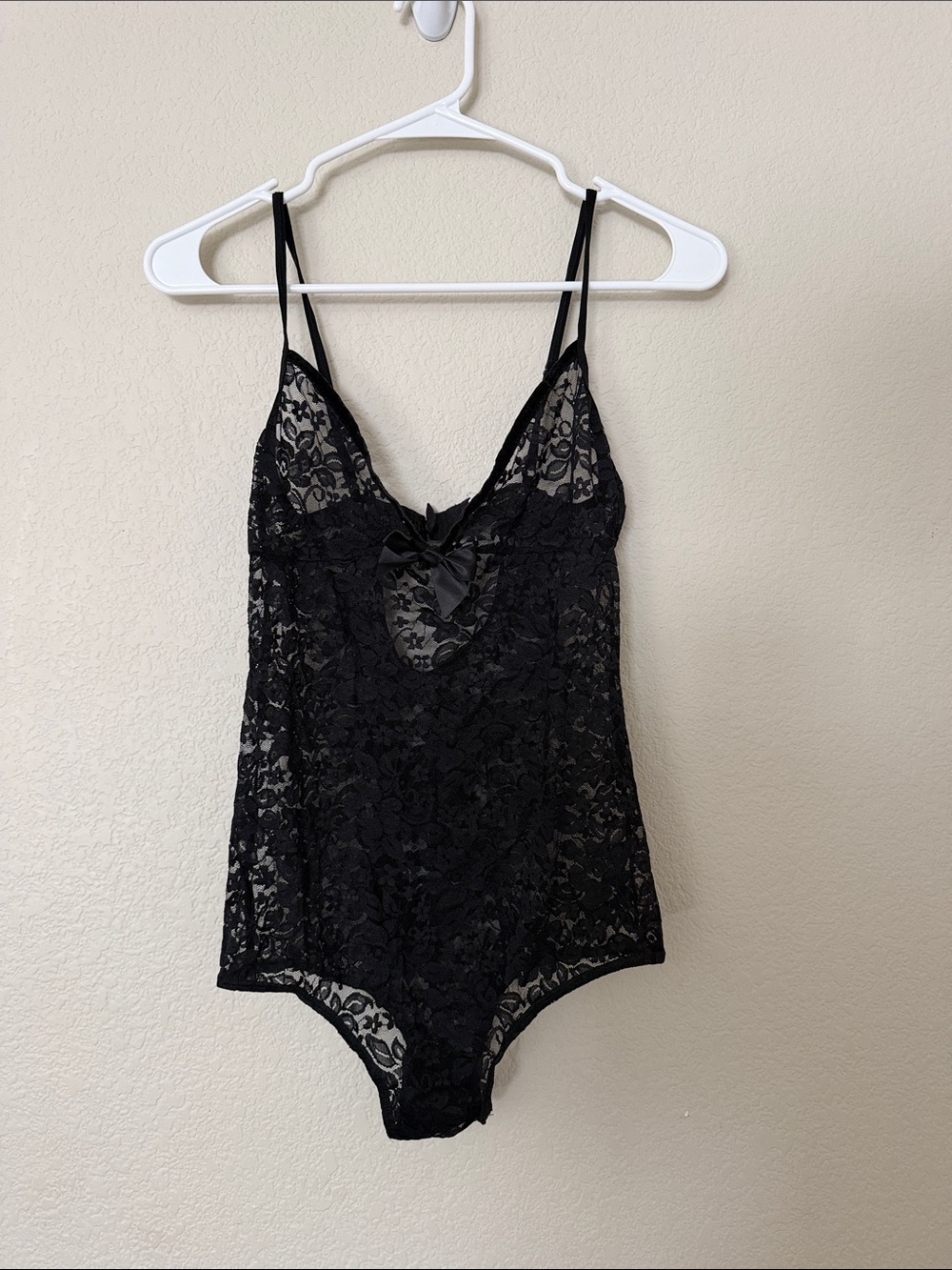 Black Lace Bodysuit Teddy - Women Intimates